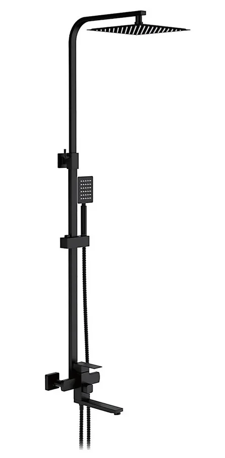 Черный душевая система FRAP F24802 из нержавеющей стали