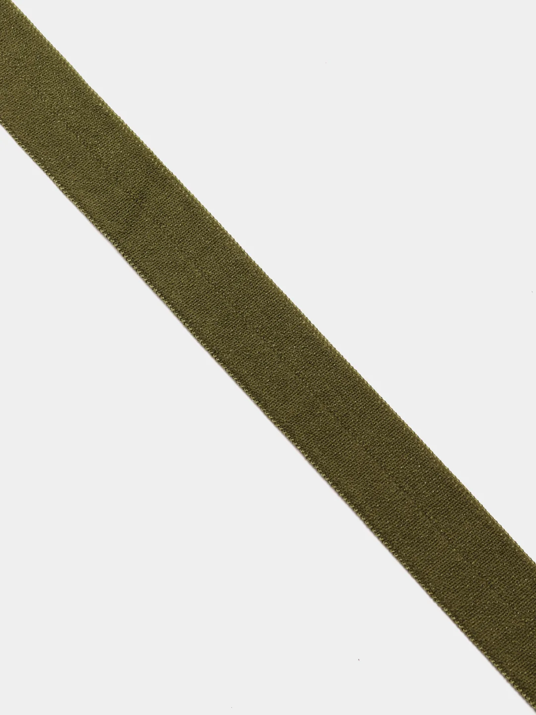 Зелёный хаки косая бейка, эластичная