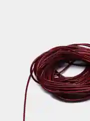Багровый вощеный шнур 1 мм