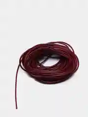Багровый вощеный шнур 1 мм