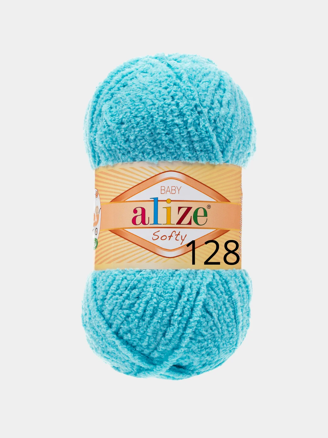 Морской пряжа Alize Softy, 50 г 115 м, 100% полиэстер