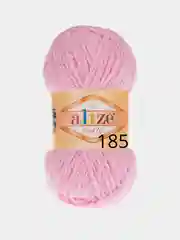Тёмно-розовый пряжа Alize Softy, 50 г 115 м, 100% полиэстер