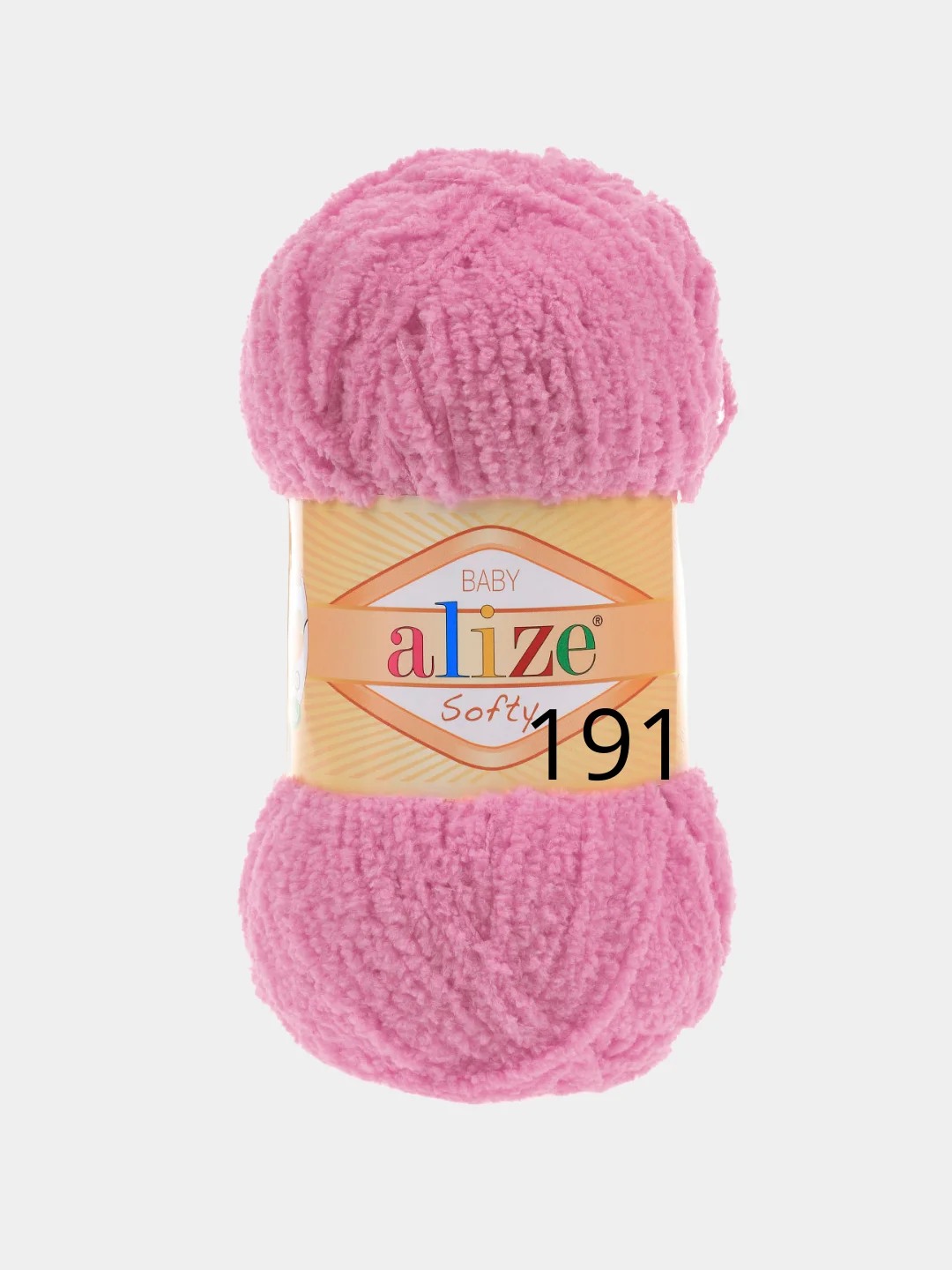 Фуксия пряжа Alize Softy, 50 г 115 м, 100% полиэстер