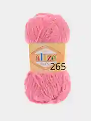 Кораллово-розовый пряжа Alize Softy, 50 г 115 м, 100% полиэстер