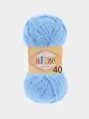 Небесно-голубой пряжа Alize Softy, 50 г 115 м, 100% полиэстер