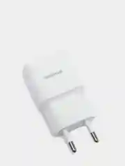 Белый зарядное устройство Borofone BA48A Orion с кабелем Lightning, 2.1A