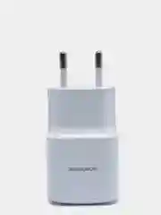 Белый зарядное устройство Borofone BA48A Orion с кабелем Lightning, 2.1A
