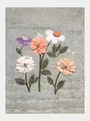 Мятный полотенце махровое банное "Весна", 66х135