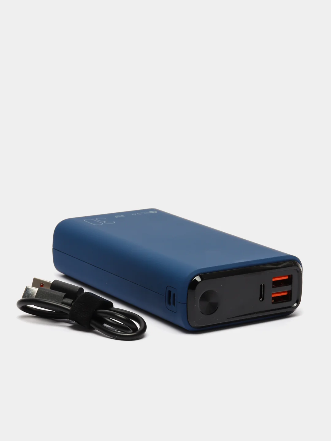 Синий внешний аккумулятор OLMIO QS-30 с быстрой зарядкой, 30000mAh, 20W