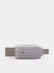 Белый картридер USB на Micro USB, SD-card, microSD, адаптер для телефона