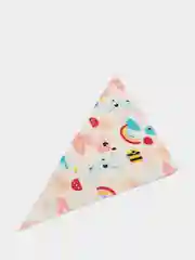 Коралловый слюнявчик-нагрудник хлопковый детский