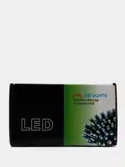 Гирлянда Нить 140 LED Белый Холодный 12,7 м, темный провод, 220 В