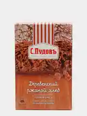 Готовая хлебная смесь С.Пудовъ "Деревенский ржаной хлеб", 0.5 кг