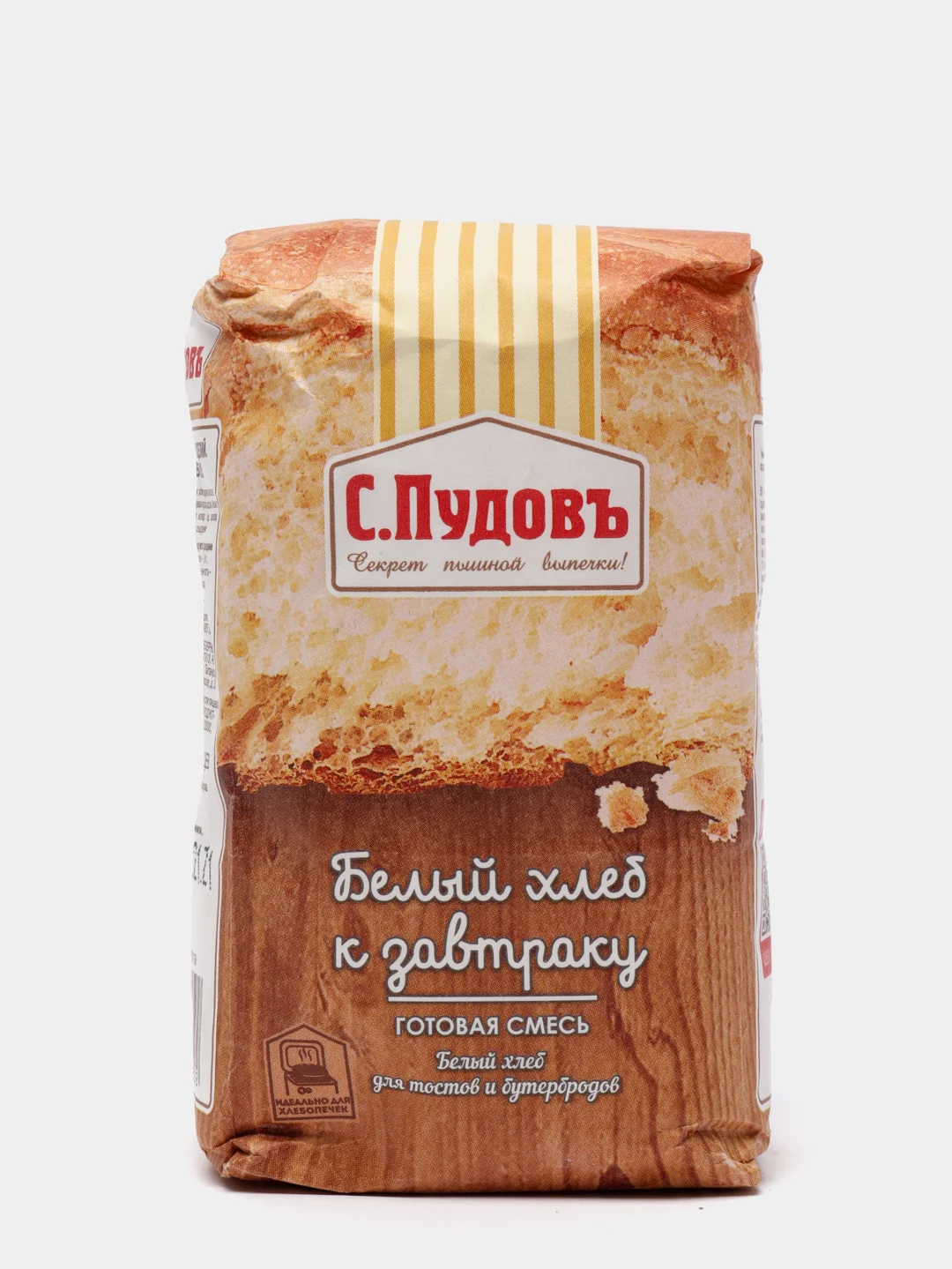 Готовая хлебная смесь С.Пудовъ "Белый хлеб к завтраку", 0,5 кг