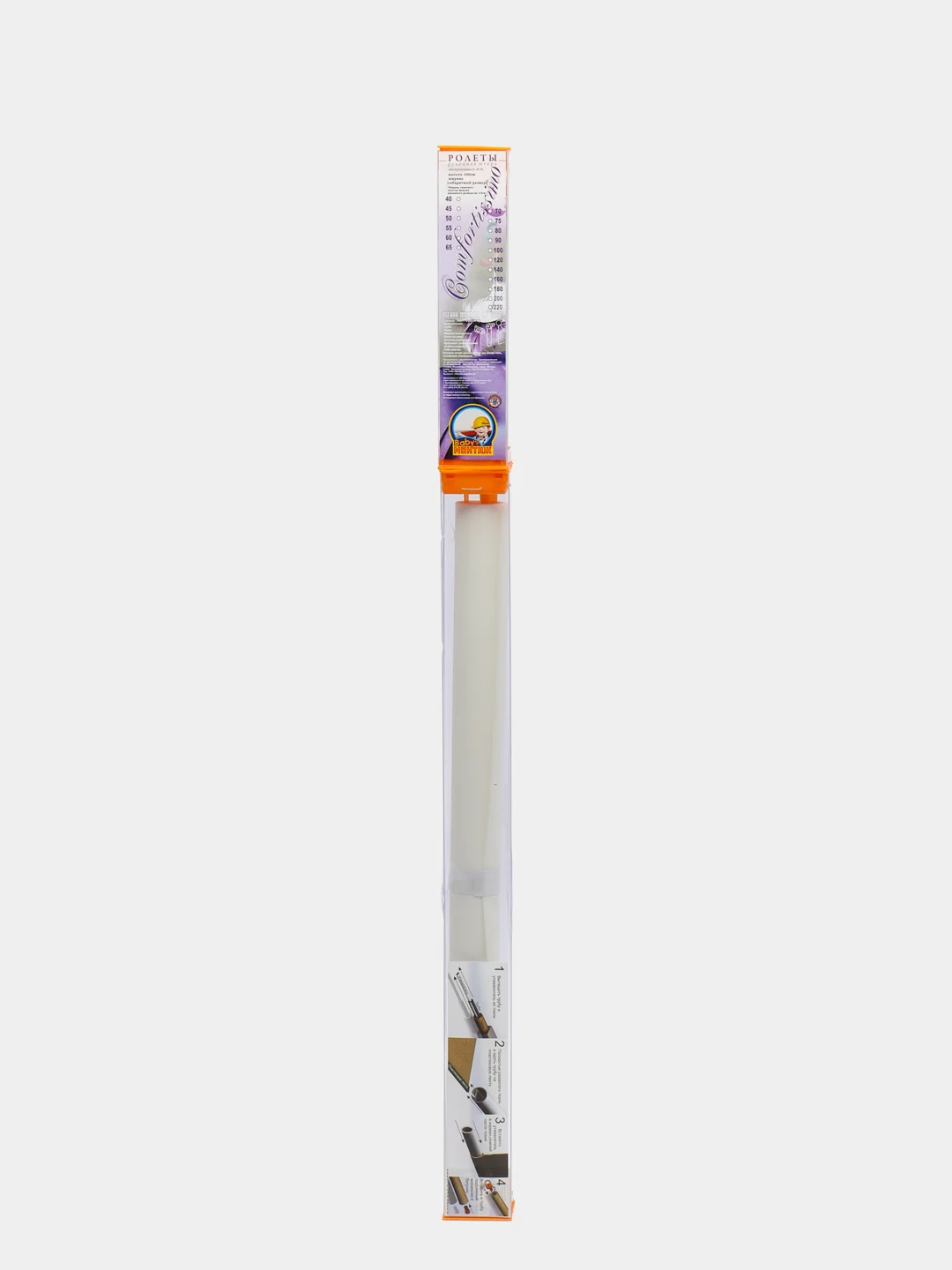 Рулонная штора Комфортиссимо, 45*160 см, Белый