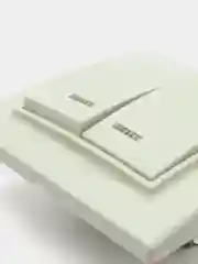 Выключатель 2-клавишный с индикатором, 250V, 10А, серия Эрна, белый, PSW10-9002-01