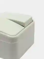 Выключатель двухклавишный открытой установки, 250В, 10А, белый, серия Basic PSW10-42-20