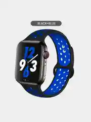 Белый спортивный силиконовый ремешок для Apple Watch 38 / 40 / 42 / 44 мм