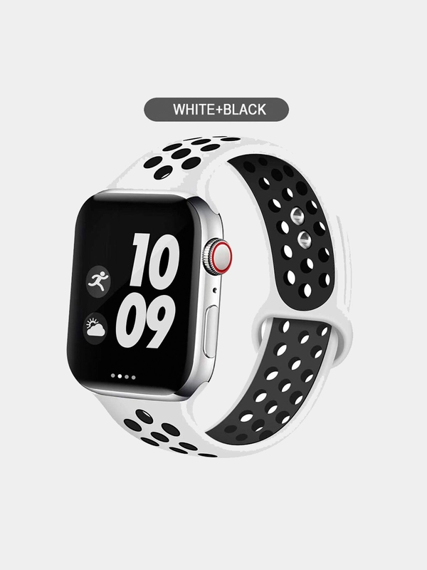 Спортивный силиконовый ремешок для Apple Watch 38 / 40 / 42 / 44 мм