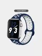 Синий спортивный силиконовый ремешок для Apple Watch 38 / 40 / 42 / 44 мм