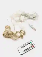 Гирлянда штора-занавес с пультом, 3 х 2м, 3 х 3м от USB300 LED регулировка яркости 8 режимов