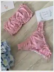 Розовый женская пижама хлопковая