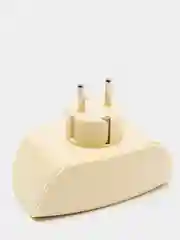Тройник ЭРА SP-2e-I, 2 гнезда, с заземлением, со шторками