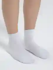 Белый носки женские однотонные цветные