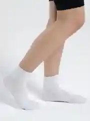 Белый носки женские однотонные цветные
