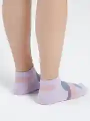 Фиолетовый цветные носки короткие