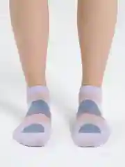 Фиолетовый цветные носки короткие