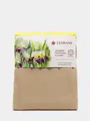 Портьера бежево-золотистая "Канвас", 150*260 см