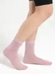 Розовый носки женские