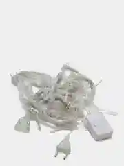 Белый гирлянда-штора