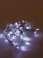 Белый гирлянда-штора