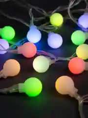 Зеленый светодиодная гирлянда "Лампочки", 40 LED, 20 LED, 10  LED