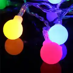 Зеленый светодиодная гирлянда "Лампочки", 40 LED, 20 LED, 10  LED