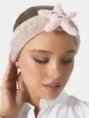 Светло-коричневый beauty4life Повязка для волос, женская, косметическая "Звездочки"