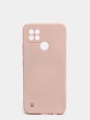 Чехол силиконовый матовый на Realme C21
