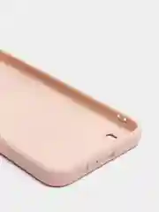 Бежевый чехол силиконовый матовый на Realme C21