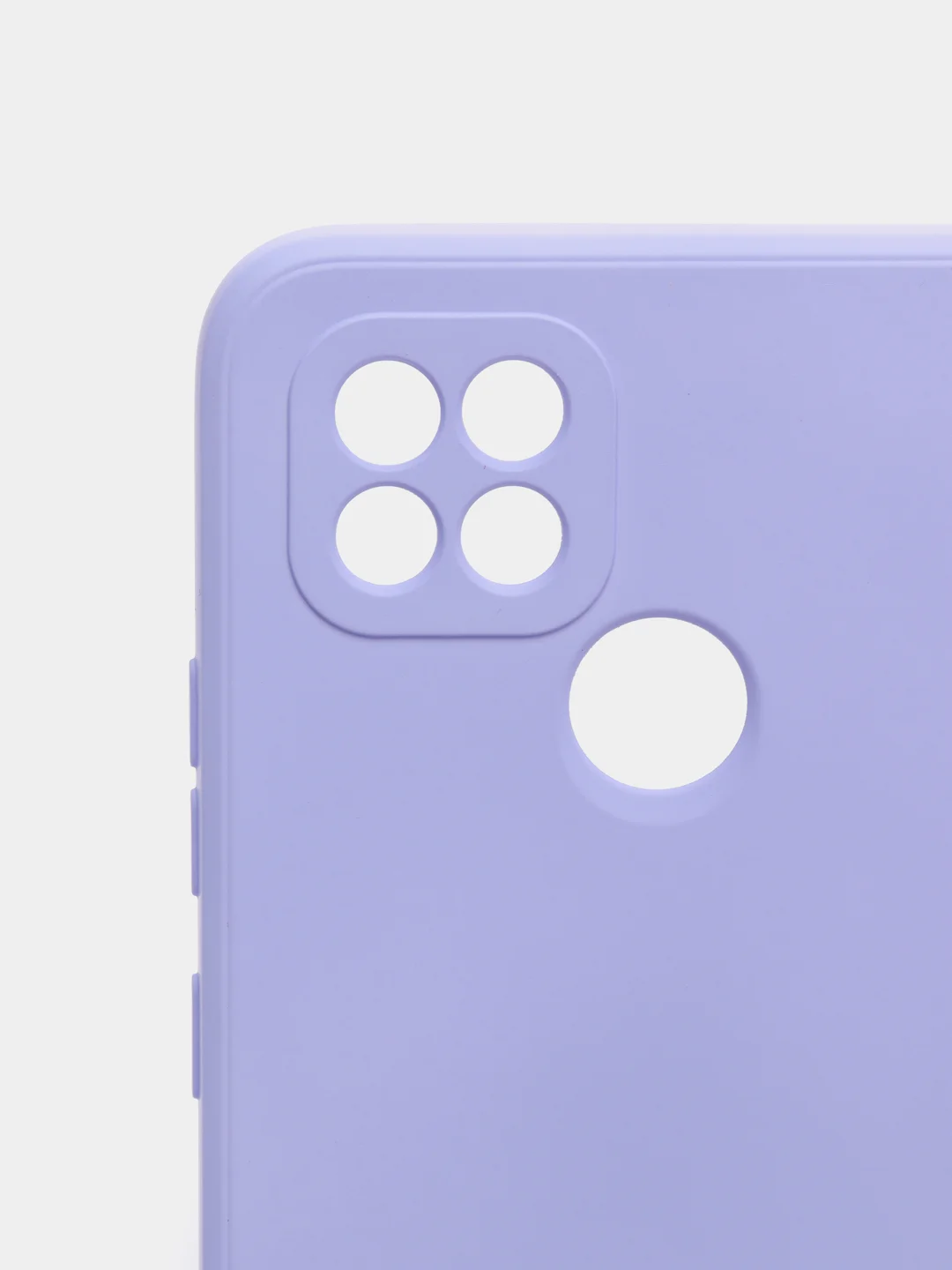 Лавандовый чехол силиконовый матовый на Realme C21