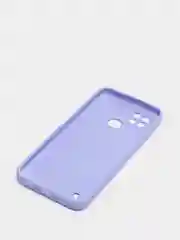 Лавандовый чехол силиконовый матовый на Realme C21