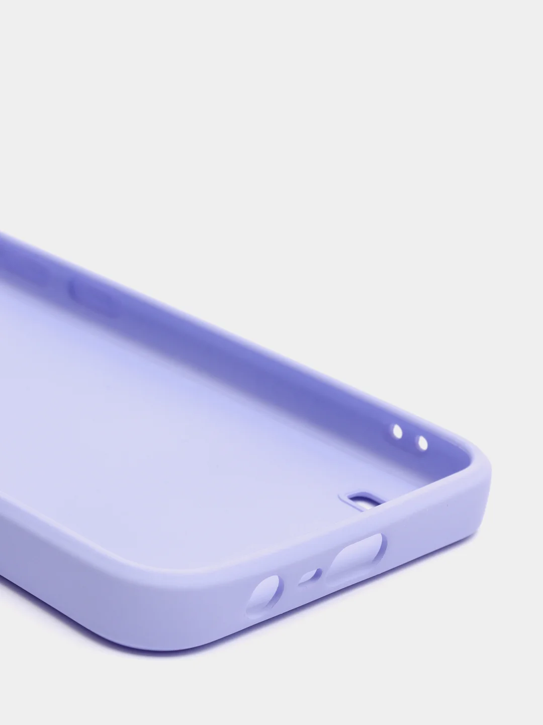 Лавандовый чехол силиконовый матовый на Realme C21