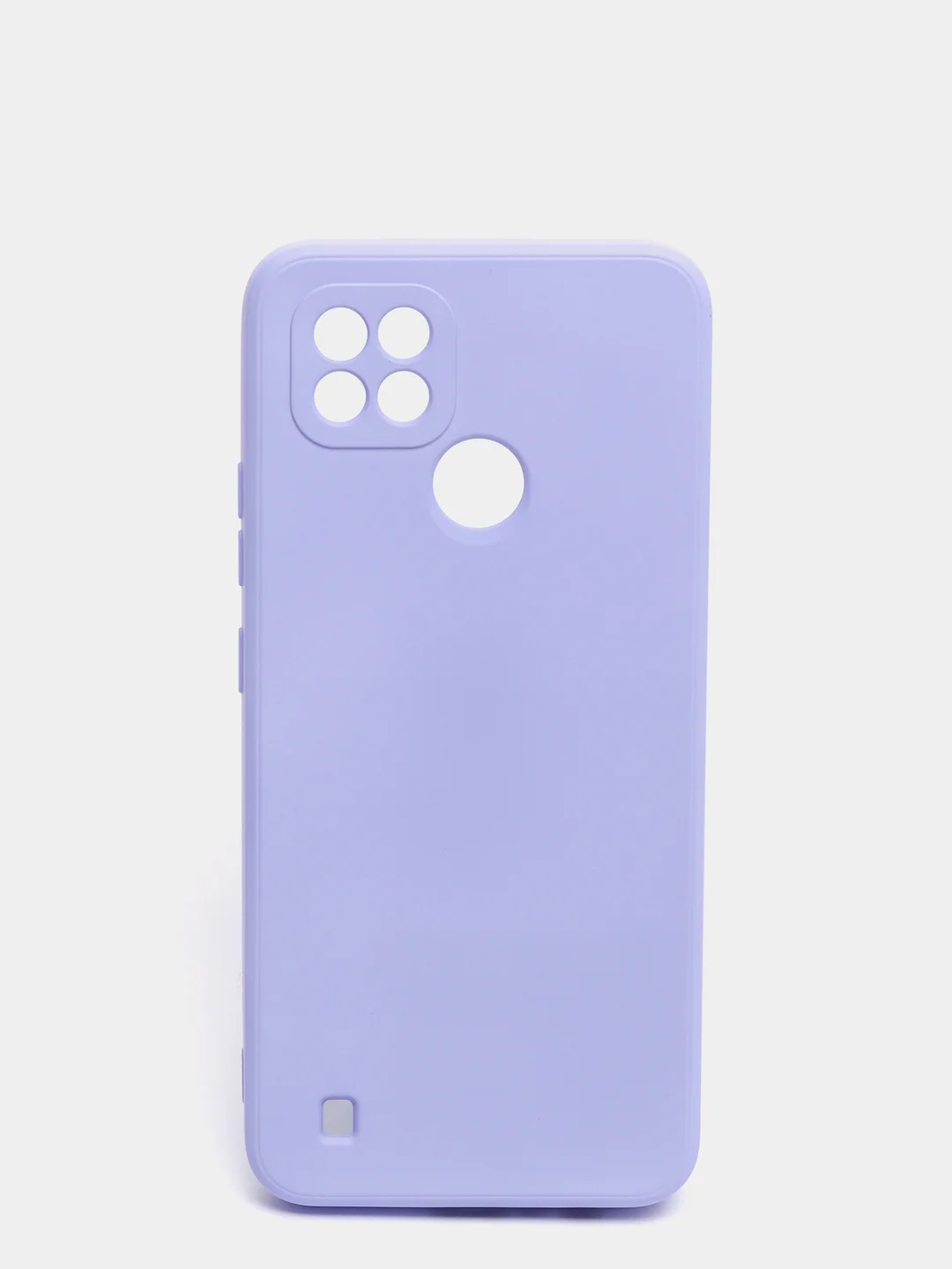 Лавандовый чехол силиконовый матовый на Realme C21