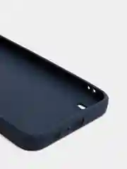 Синий меланж чехол силиконовый матовый на Realme C21