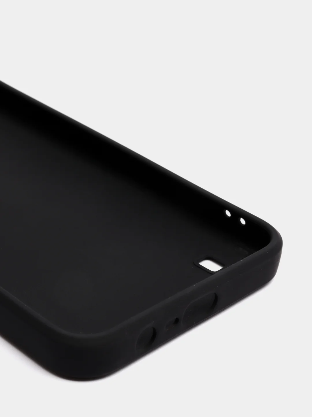 Черный чехол силиконовый матовый на Realme C21