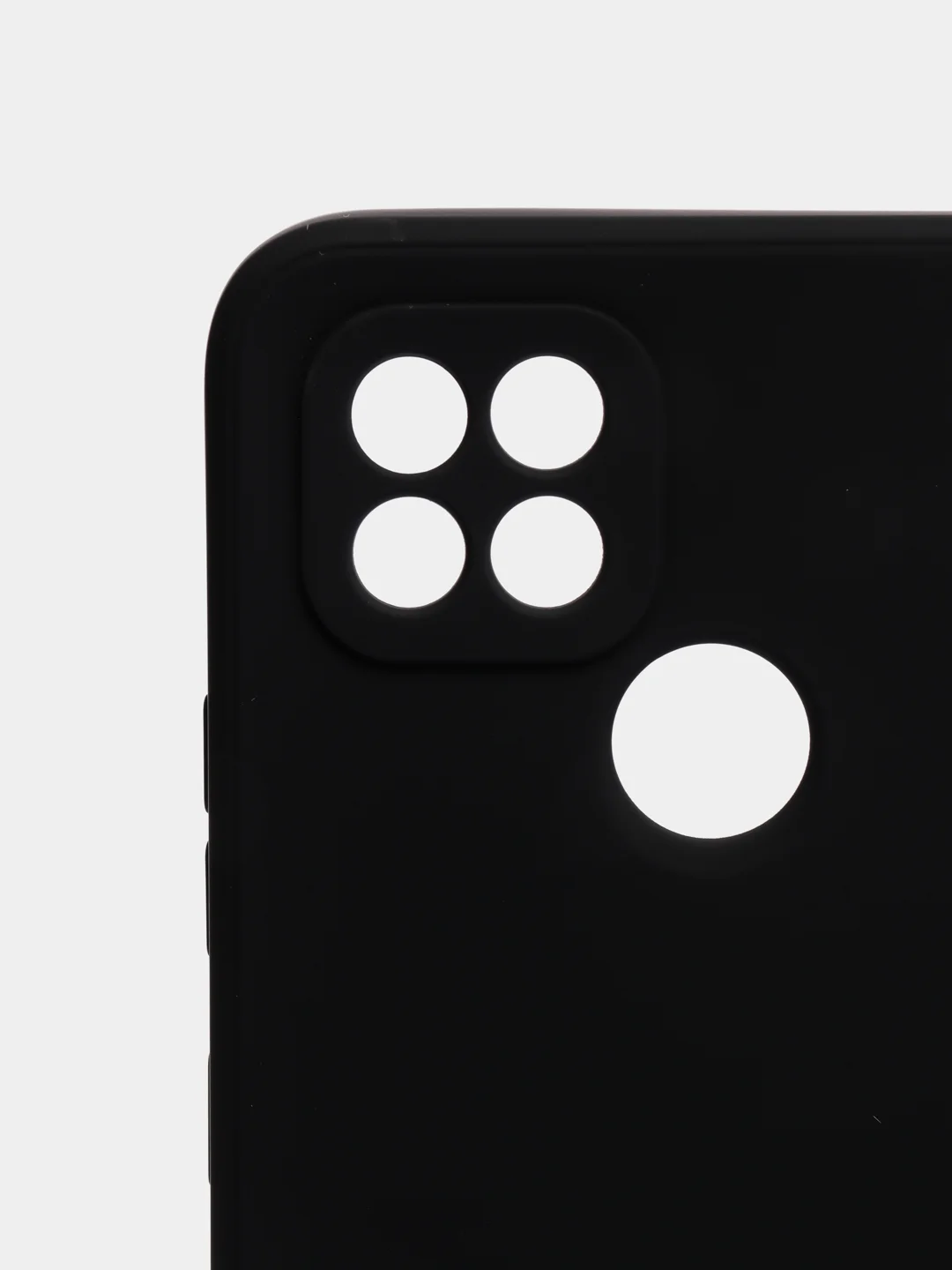 Черный чехол силиконовый матовый на Realme C21