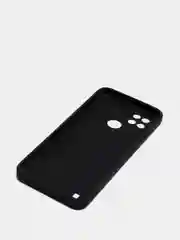 Черный чехол силиконовый матовый на Realme C21