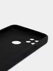Черный чехол силиконовый матовый на Realme C21