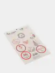 Бирюзовый наклейки бумажные, скрапбукинг